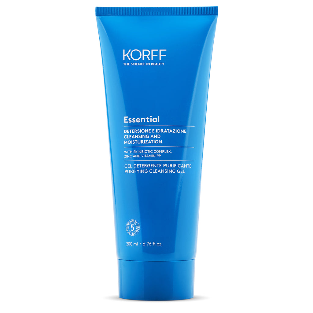 Gentle face cleanser for oily skin and combination skin Korff