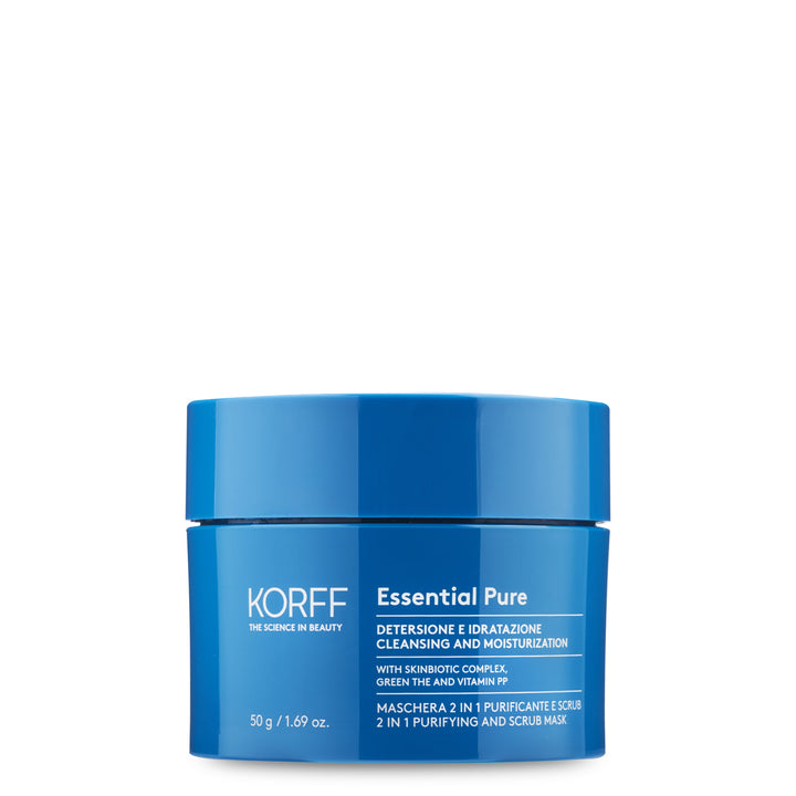 Essential Maschera 2 in 1 Purificante e Scrub - Cura della pelle e make up - Korff