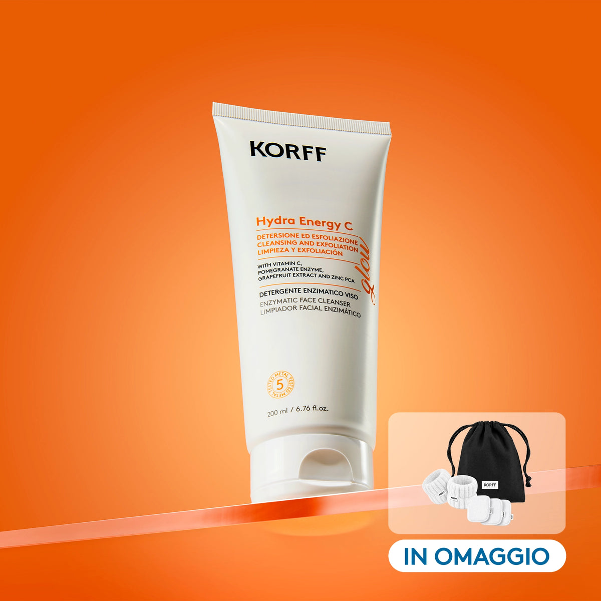 Hydra Energy C glow Detergente Enzimatico