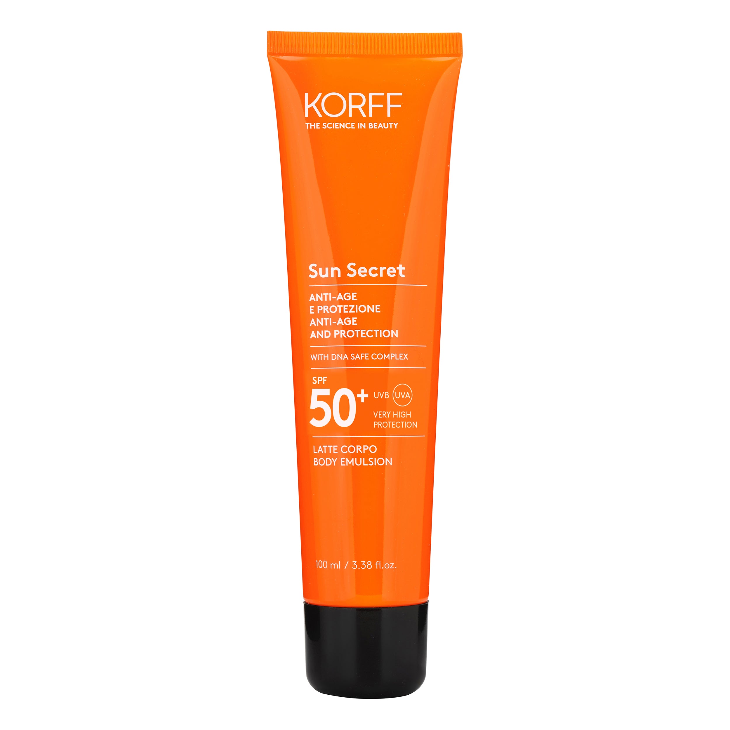 Sun Secret Latte Solare Protettivo ed Anti Age SPF 50 - Korff