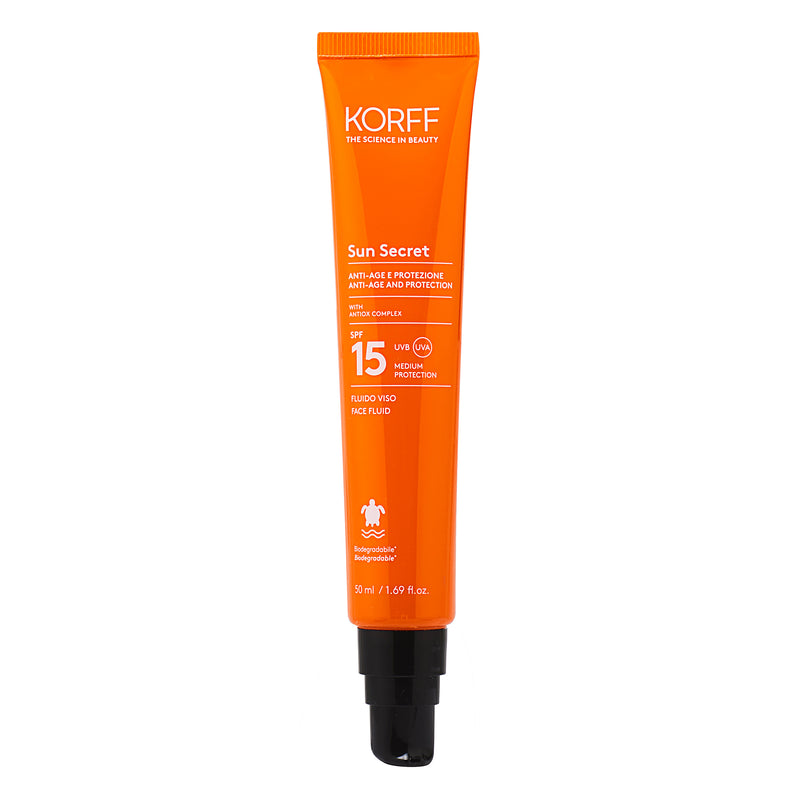 Sun Secret Fluido Viso SPF15