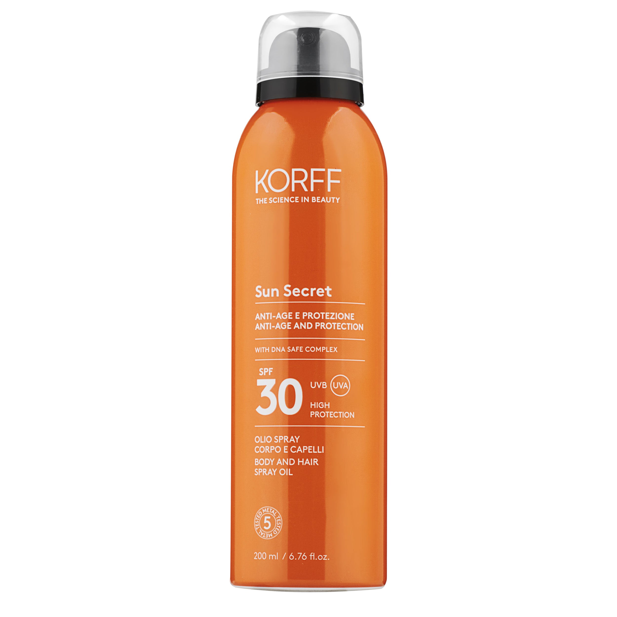 Olio Spray CORPO e Capelli SPF 30 - Korff